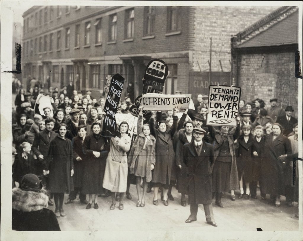 The 1939 Municipal Rent strikes in England. When women held their communities together, by Fiona Lane